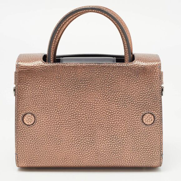Dior Bronze Leather Mini Diorever Tote - Picture 4 of 4